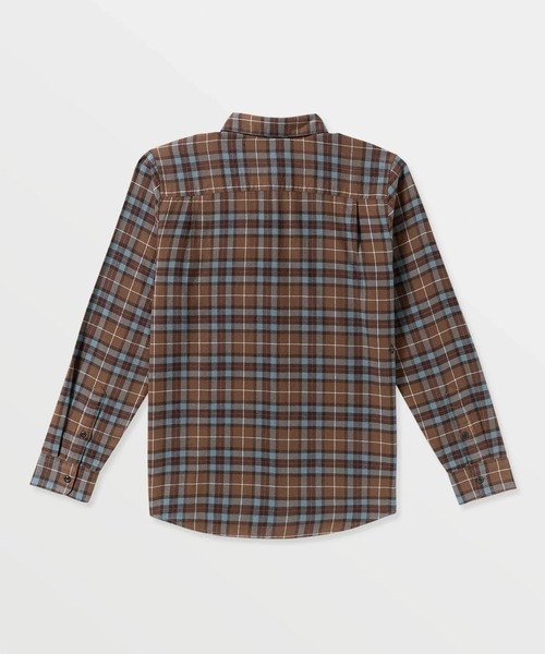 VOLCOM（ボルコム）の「VOLCOM/ボルコム 長袖 チェックシャツ CADEN PLAID LS A0532506（シャツ/ブラウス・メンズ・ブラウン系その他/レッド系その他/ブラック系その他・L/M）」の15枚目の写真