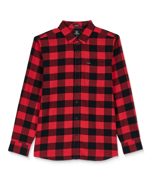 VOLCOM（ボルコム）の「VOLCOM/ボルコム 長袖 チェックシャツ CADEN PLAID LS A0532506（シャツ/ブラウス・メンズ・ブラウン系その他/レッド系その他/ブラック系その他・L/M）」の22枚目の写真