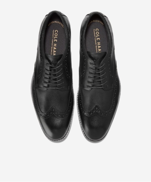 COLE HAAN(コールハーン)の「ハーモン グランド ウィングチップ オックスフォード mens(ドレスシューズ・メンズ・ブラック・7/7.5/8/8.5/9/9.5/10/10.5)」の4枚目の写真