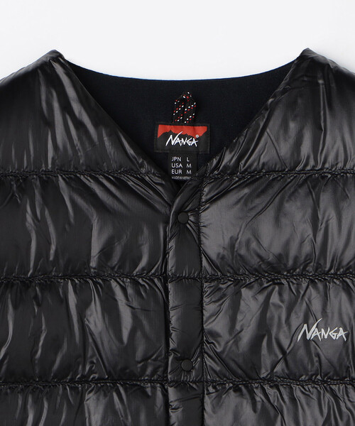 NANGA(ナンガ)の「NANGA/ナンガ 7DAYS INNER DOWN CARDIGAN(ダウンジャケット/コート・メンズ・ブラック/オリーブ・MEDIUM/LARGE/X-LARGE)」の8枚目の写真