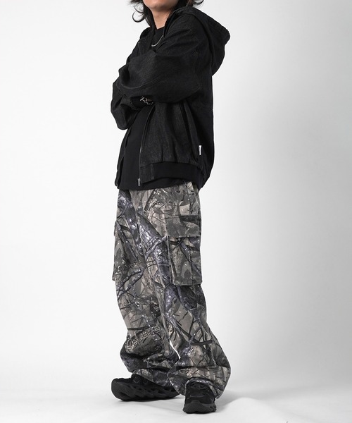 90s リアルツリー　ワイドパンツ カーゴパンツ Camphor wood パンツ wide baggy real tree painter trousers / ワイド