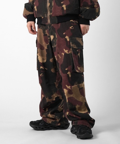 セール】AW リアルツリー ミリタリー ワイドカーゴパンツ 【Labordi