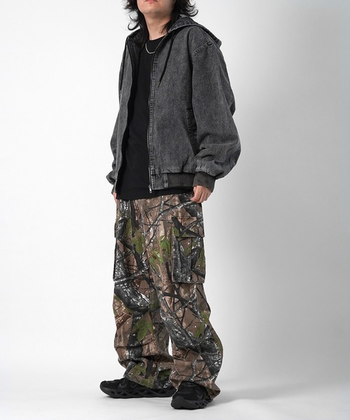 セール】AW リアルツリー ミリタリー ワイドカーゴパンツ 【Labordi