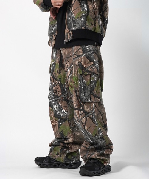 リアルツリー　迷彩柄　フィッシング　キングスウッドランド　ミリタリー　L リアルツリー 迷彩柄 フィッシング キングスウッドランド ミリタリー L