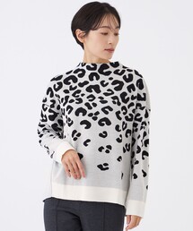 【カタログ掲載】【ウォッシャブル】パンサーグラデーションニットソー