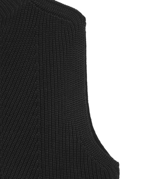 TOKYO SHIRTS（トウキョウシャツ）の「アンチピリング ボトルネック ベスト（ベスト・レディース・ブラック/グレー・M/L）」の10枚目の写真