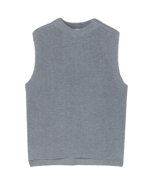 TOKYO SHIRTS（トウキョウシャツ）の「アンチピリング ボトルネック ベスト（ベスト・レディース・ブラック/グレー・M/L）」の9枚目の写真