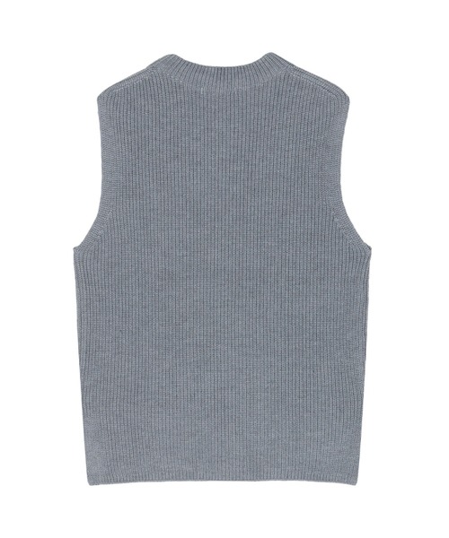 TOKYO SHIRTS（トウキョウシャツ）の「アンチピリング ボトルネック ベスト（ベスト・レディース・ブラック/グレー・M/L）」の3枚目の写真