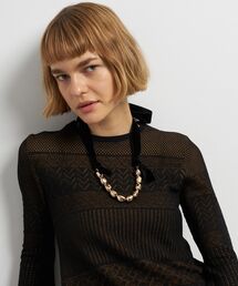 LANVIN en Bleu（ランバンオンブルー）の「ベルベットリボンネックレス（その他小物）」