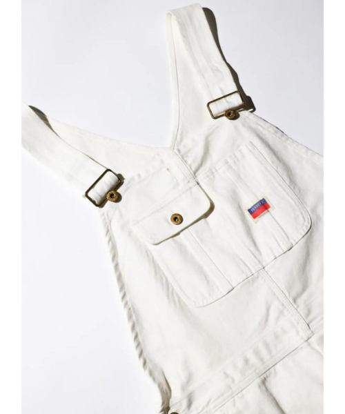 PENNEYS(ぺニーズ)の「【PENNEY'S/ぺニーズ 】 10oz DENIM 50S OVERALL/オーガニックデニム【WEB限定】(サロペット/オーバーオール・メンズ・ホワイト/ブラック・M/L)」の4枚目の写真