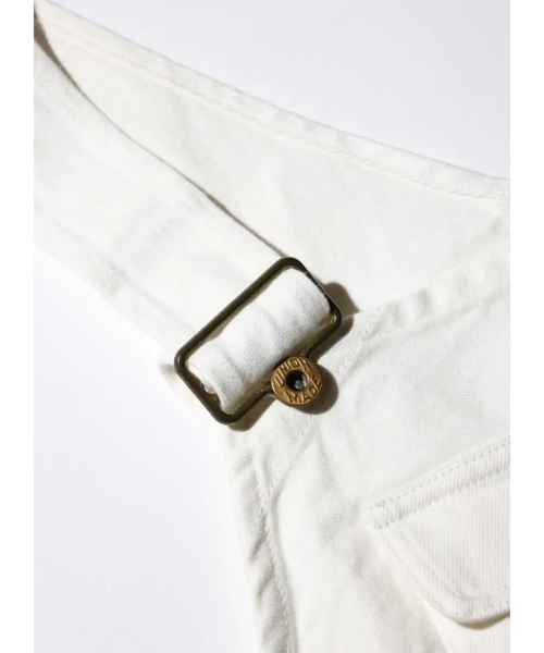 PENNEYS(ぺニーズ)の「【PENNEY'S/ぺニーズ 】 10oz DENIM 50S OVERALL/オーガニックデニム【WEB限定】(サロペット/オーバーオール・メンズ・ホワイト/ブラック・M/L)」の5枚目の写真