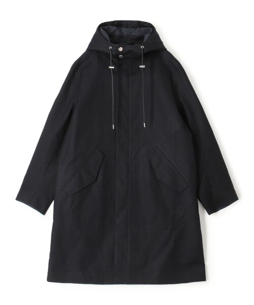 別注】MACKINTOSH GRANISH ウールボンディング フーデッドコート