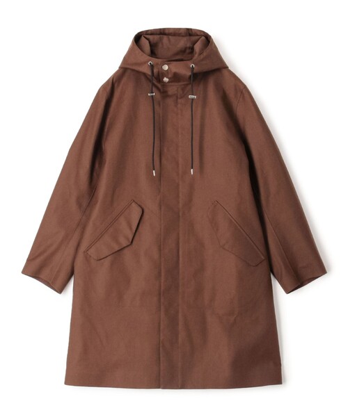 別注】MACKINTOSH GRANISH ウールボンディング フーデッドコート