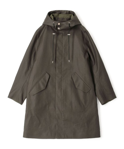 別注】MACKINTOSH GRANISH ウールボンディング フーデッドコート