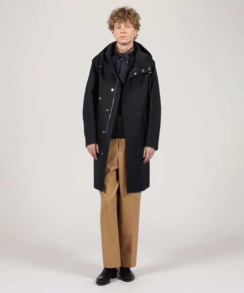 別注】MACKINTOSH GRANISH ウールボンディング フーデッドコート