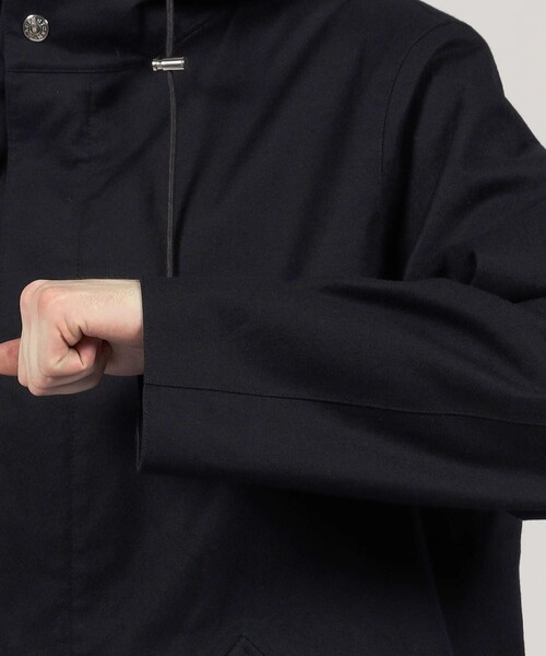 Mackintosh(マッキントッシュ)の「【別注】MACKINTOSH GRANISH ウールボンディング フーデッドコート(モッズコート・メンズ・ネイビー/バーガンディー/カーキ・40/38/42/36)」の11枚目の写真