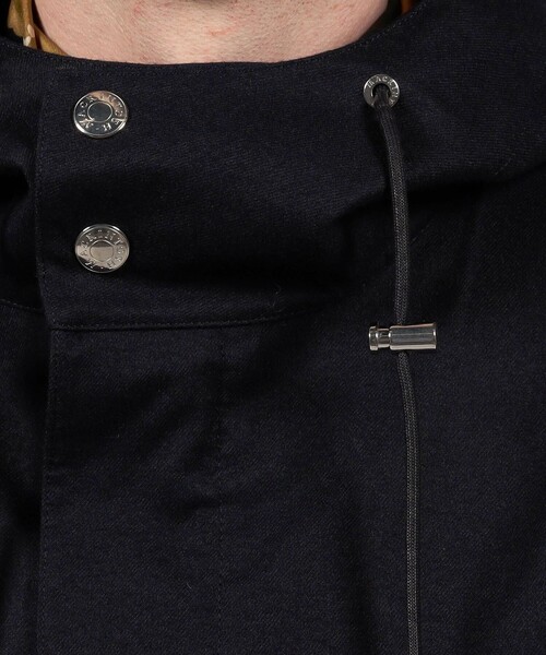 Mackintosh(マッキントッシュ)の「【別注】MACKINTOSH GRANISH ウールボンディング フーデッドコート(モッズコート・メンズ・ネイビー/バーガンディー/カーキ・40/38/42/36)」の15枚目の写真