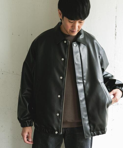 URBAN RESEARCH DOORS（アーバンリサーチドアーズ）の「FL フライトジャケット（その他アウター・メンズ・ブラック・LARGE/MEDIUM）」の3枚目の写真