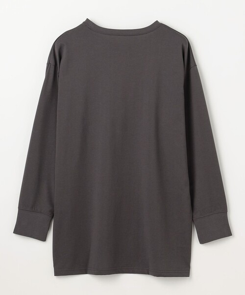 ANY(エニィ)の「ロゴロングスリーブTシャツ(Tシャツ/カットソー・レディース・グレー系/アイボリー系・F)」の18枚目の写真