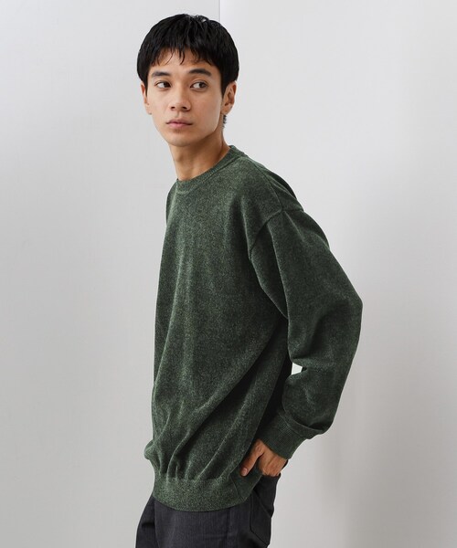 THE SHOP TK （ザ ショップ ティーケー ）の「【触れるたびに心地良い】ライトモールニット　洗濯機OK/ユニセックスでおすすめ！（ニット/セーター・メンズ・ボルドー/ブラック/ブルーグリーン/オフホワイト/ナチュラル・01/02/03/04）」の19枚目の写真