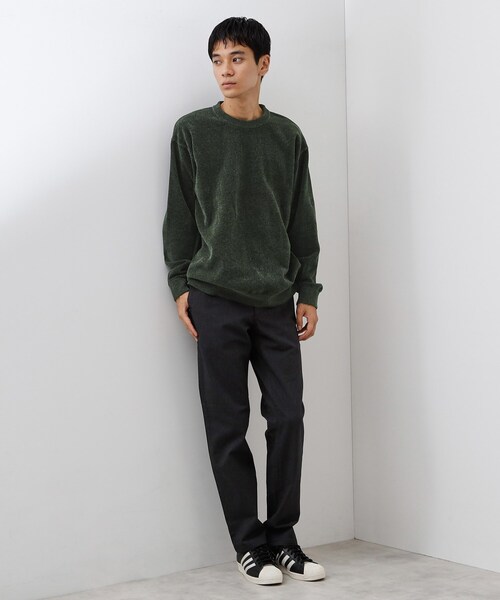 THE SHOP TK （ザ ショップ ティーケー ）の「【触れるたびに心地良い】ライトモールニット　洗濯機OK/ユニセックスでおすすめ！（ニット/セーター・メンズ・ボルドー/ブラック/ブルーグリーン/オフホワイト/ナチュラル・01/02/03/04）」の21枚目の写真