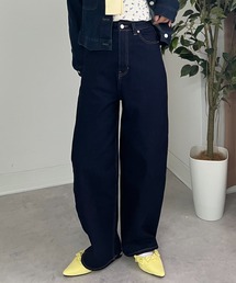 ZOZOMARKET | ZOZOMARKET by tomoka - ワイドサーキュラーデニムパンツ(デニムパンツ)