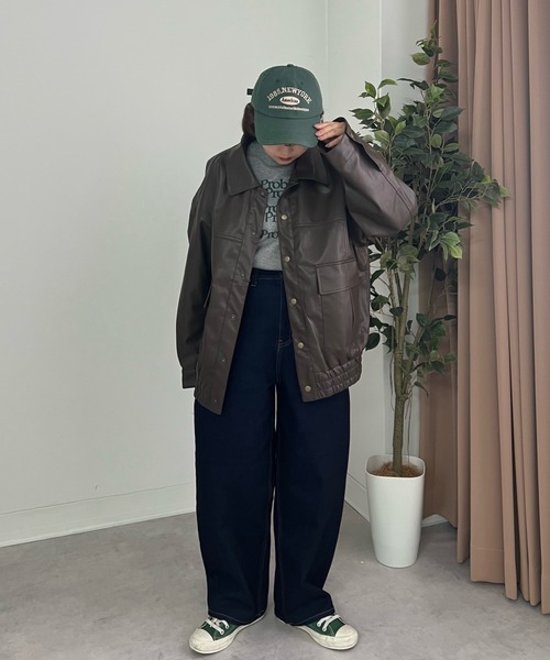 ZOZOMARKET(ゾゾマーケット)の「ZOZOMARKET by tomoka - ワイドサーキュラーデニムパンツ(デニムパンツ・レディース・インディゴブルー・マルチサイズ)」の17枚目の写真