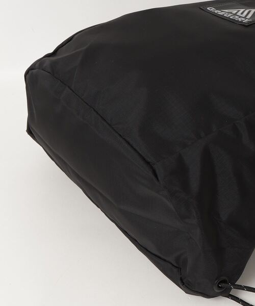 GREGORY（グレゴリー）の「グレゴリー GREGORY ナップサック-ブラック（エコバッグ/サブバッグ・メンズ・その他・ONE SIZE）」の3枚目の写真