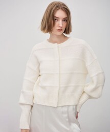 uncrave（アンクレイヴ）の「フィラメントモヘアニット 2WAYカーディガン（カーディガン/ボレロ）」