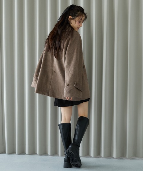 セール】シャギーダブルミドルコート（チェスターコート）｜archives