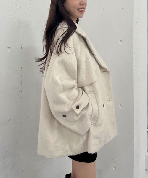 archives シャギーダブルミドルコート archives｜シャギーダブルミドルコート | Rakuten Fashion(楽天