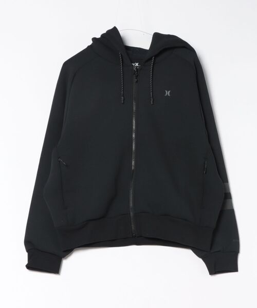 Hurley （ハーレー）の「【Hurley:ハーレー】レディーススウェットジップフーディー　フルジップパーカー　ファントム　ストレッチ　吸水速乾　PHANTOM SWEAT BP FZ HOODIE（パーカー・レディース・ブラック/オフホワイト・SMALL/MEDIUM/LARGE）」の14枚目の写真