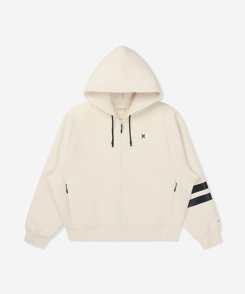 Hurley （ハーレー）の「【Hurley:ハーレー】レディーススウェットジップフーディー　フルジップパーカー　ファントム　ストレッチ　吸水速乾　PHANTOM SWEAT BP FZ HOODIE（パーカー・レディース・ブラック/オフホワイト・SMALL/MEDIUM/LARGE）」の18枚目の写真