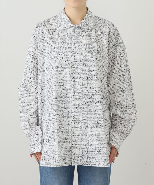SEEALL（シーオール）の「SEEALL REGULAR SHIRTS SAU51/SH182P：シャツ（シャツ/ブラウス・レディース・ホワイト・4）」の4枚目の写真