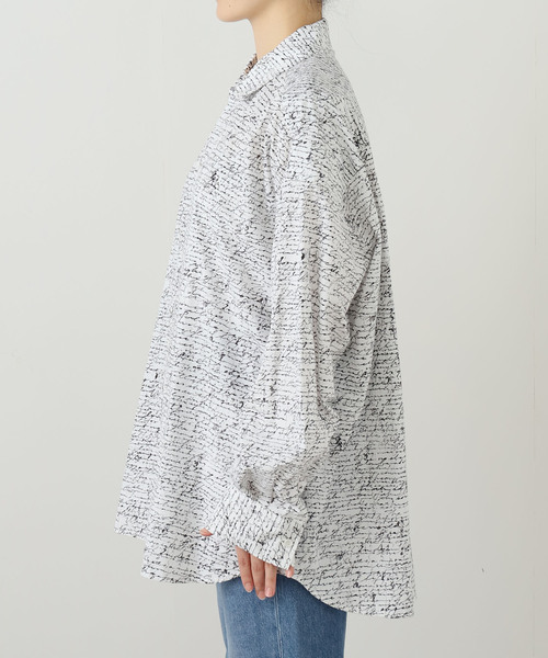 SEEALL（シーオール）の「SEEALL REGULAR SHIRTS SAU51/SH182P：シャツ（シャツ/ブラウス・レディース・ホワイト・4）」の5枚目の写真