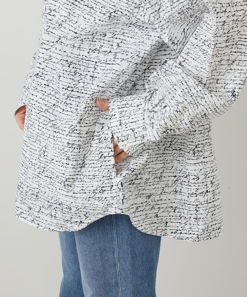 SEEALL（シーオール）の「SEEALL REGULAR SHIRTS SAU51/SH182P：シャツ（シャツ/ブラウス・レディース・ホワイト・4）」の9枚目の写真