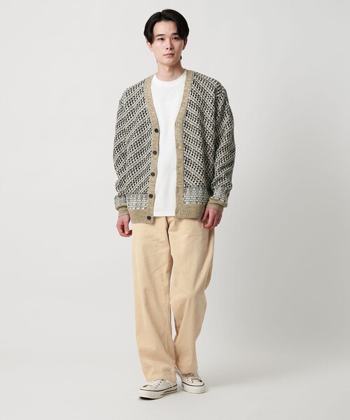 A DAY IN THE LIFE UNITED ARROWS(アデイインザライフユナイテッドアローズ)の「アブストラクト パターン カーディガン-ウォッシャブル-<A DAY IN THE LIFE>(カーディガン/ボレロ・メンズ・ブラック/ベージュ/ネイビー・L/M)」の6枚目の写真