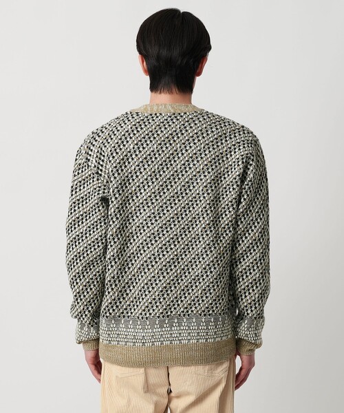 A DAY IN THE LIFE UNITED ARROWS(アデイインザライフユナイテッドアローズ)の「アブストラクト パターン カーディガン-ウォッシャブル-<A DAY IN THE LIFE>(カーディガン/ボレロ・メンズ・ブラック/ベージュ/ネイビー・L/M)」の10枚目の写真