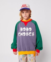 BOBO CHOSES（ボボショーズ）の「colorblockトレーナー【キッズ】（スウェット）」