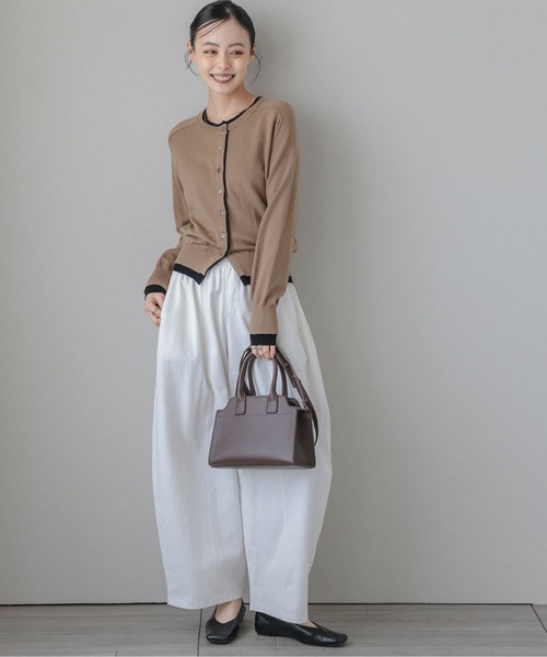 La-gemme（ラジェム）の「バイカラーレイヤードニットカーディガン（カーディガン/ボレロ・レディース・ブラウン/グレー/ブラック・フリー）」の21枚目の写真