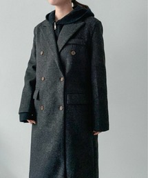 on:nue | 【on:nue】ダブルボタンロングチェスターコート /2025 AW COLLECTION(チェスターコート)