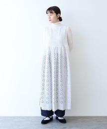 yuni | コットンレース side open ワンピース(ワンピース)