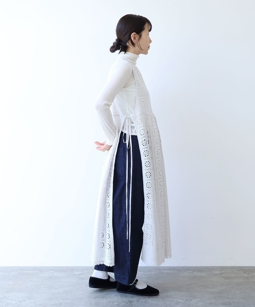 yuni（ユニ　）の「コットンレース side open ワンピース（ワンピース・レディース・ブラック/ホワイト・FREE）」の16枚目の写真