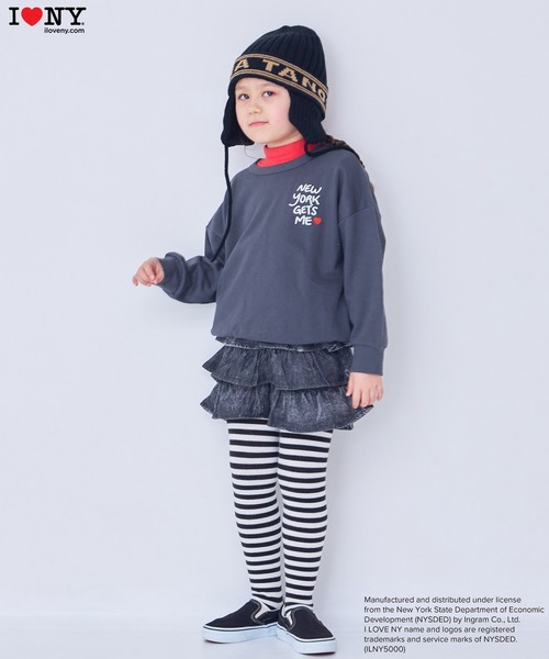 MARKEY'S（マーキーズ）の「デニムフリルキュロットパンツ（その他パンツ・キッズ・ブラック/ライトブルー・90/100/110/120/80/130/95）」の12枚目の写真