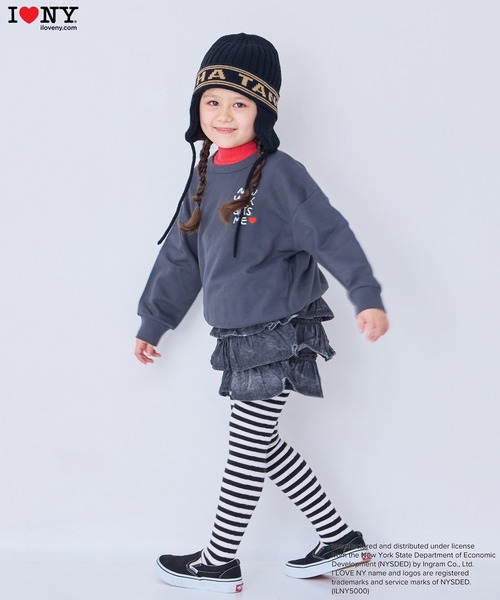 MARKEY'S（マーキーズ）の「デニムフリルキュロットパンツ（その他パンツ・キッズ・ブラック/ライトブルー・90/100/110/120/80/130/95）」の14枚目の写真