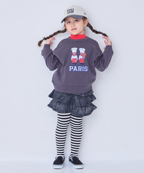MARKEY'S（マーキーズ）の「デニムフリルキュロットパンツ（その他パンツ・キッズ・ブラック/ライトブルー・90/100/110/120/80/130/95）」の17枚目の写真