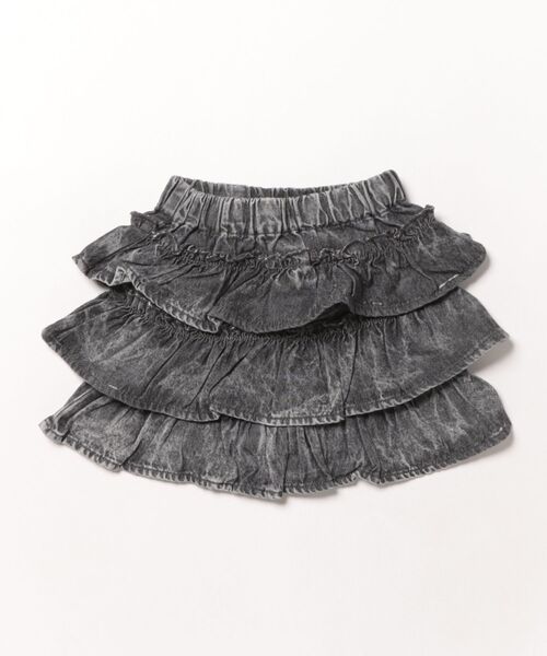 MARKEY'S（マーキーズ）の「デニムフリルキュロットパンツ（その他パンツ・キッズ・ブラック/ライトブルー・90/100/110/120/80/130/95）」の11枚目の写真