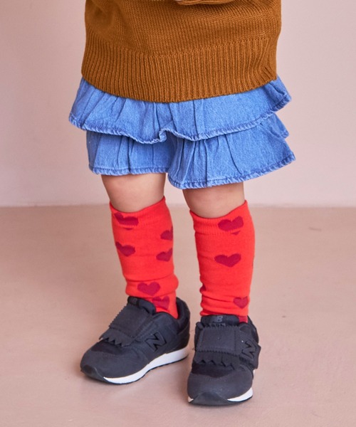 MARKEY'S（マーキーズ）の「デニムフリルキュロットパンツ（その他パンツ・キッズ・ブラック/ライトブルー・90/100/110/120/80/130/95）」の4枚目の写真