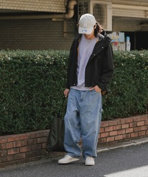 SKEWed/スキュー ストーンウォッシュ加工 ダンガリーパンツ