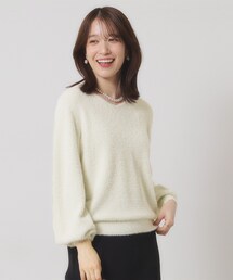 ITS'DEMO | 【手洗い可】ラメフェザーヤーンニット(ニット/セーター)